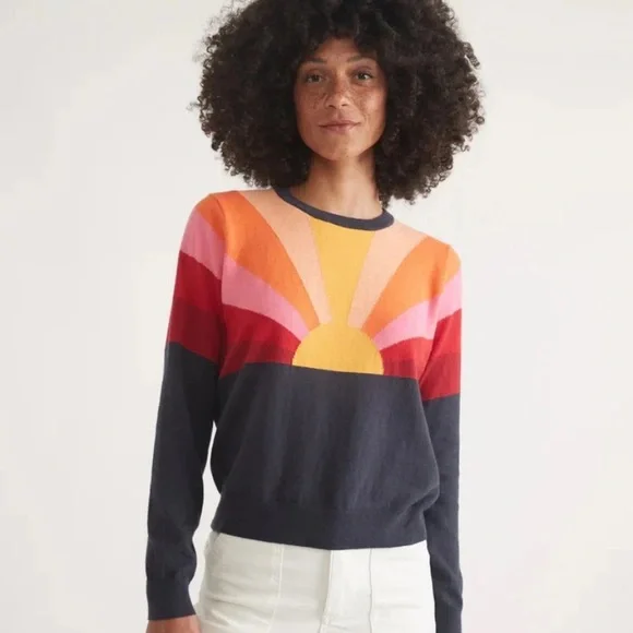 Marine Layer Sunset Icon Sweater Extra Small - Picture 2 of 8